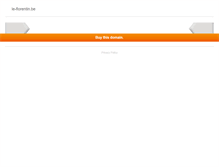 Tablet Screenshot of le-florentin.be